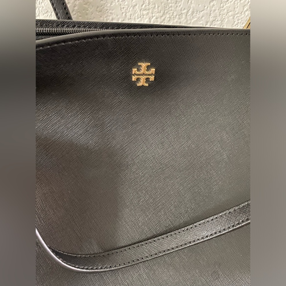Tory Burch black double handle York tote bag - Picture 5 of 8